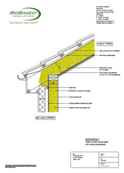 Warm Roof with Insulation Below Rafters